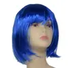 Peluca cosplay para cabello de estudiante peluca anime Amarillo Verde Fiesta fiesta de gala pelo corto Cara MSN pelo liso