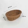 Cesta de Lanches Cesta de Frutas Criativa Plástico Imitação de Rattan Tecido Prato de Frutas Cesta Doméstica Tecida Placa de Sementes de Melão Ktv Cesta de Frutas Secas