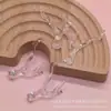 Acessórios de Joias para Penteado Headdress Colar Brincos de Chifre de Dragão Antler Coral Acrílico Monocromático Retrô DIY com Contas