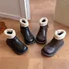 Botas Martin de Invierno para Niña, Adelgazantes, Forradas de Polar, Cremallera Lateral, Botas de Nieve 2026, Botines Súper Lindos, de Suela Gruesa, Cálidos, Zapatos de Algodón