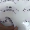 Impresión de Pegatinas de Fabricante Etiqueta de Color Redonda con Forma de Ventilador Pegatina de PVC Impermeable y Resistente a los Arañazos Pegatina de Etiqueta de Impresión Publicitaria