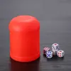 Oferta especial 10 juegos de vaso para dados color Taza tamizadora de taza dados puestos de barbacoa agitar color Taza tamiz de entretenimiento envío gratis