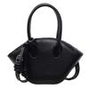 Bolsa Shell Portátil Transfronteiriça para Mulheres 2025 Nova Moda Bolsa Versátil e Moderna Decorativa com Nó Bolsa Transversal de Ombro