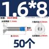 Aço inoxidável 304 cabeça escareada sextavada dispensador copo chato parafusos anti-soltos revestidos com cola azul rosca M1.6-M16