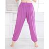 Pantalones de Linterna para Hombre y Mujer Algodón Seda Pantalones Largos Rayón Pantalones Anti-Mosquitos Yoga Finos Baile Pierna Ancha Adulto Pantalones de Tai Chi Verano