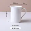 Tazas personalizadas al por mayor transfronterizas, tazas de agua de regalo blancas lisas simples y creativas con patrones y logotipos impresos, tazas de cerámica