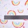 Capa para bolsa de roupas de algodão estampado, malha de algodão classe A para bebês, 300 peças, estampado, dupla face