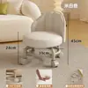 Taburete bajo doméstico universal con ruedas, taburete bajo con ruedas, banco deslizante para niños, taburete redondo perezoso con respaldo, superventas transfronterizo