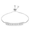 Atacado de fábrica Europeu e Americano ins simples zircônio incrustado ouro 18K personalidade pulseira de cristal senhoras diamante completo pulseira de zircônia atacado