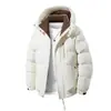 Chamarra de algodón con capucha extragrande L-8XL para hombre, engrosada para invierno, cálida y casual, chamarra acolchada versátil, soporta impresión