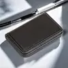 Venta al por mayor de fábrica Transfronterizo Metal Cuero Magnético Bolsa Moda de Negocios Caja para Tarjetas de Visita Portatarjetas Tarjeta Bolsa Pequeña Bolsa para Tarjetas de Visita