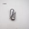 Anillo colgante de hoja de sauce, colgante de plomo con anilla, colgante de plomo con gota de agua, colgante de pesca, anzuelo de cuerda, contrapeso, plomo, suministros de equipo de pesca