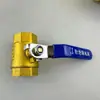 Válvula de bola de latón tipo 101 Q11F-16T doble rosca interna 1/2 pulgada 3/4 pulgada 1 pulgada DN15-DN50