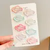 Pinzas para el pelo de estrella para niñas pequeñas, pinzas BB para flequillo lateral que no dañan el pelo, lindas pinzas para flequillo, accesorios para el pelo