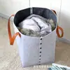 Cesta de Almacenamiento de Fieltro Creativa para el Hogar Cuadrada Cubo de Almacenamiento para Ropa Sucia Cubo de Almacenamiento para Artículos Varios Grandes Juguetes Almacenamiento al por Mayor