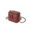 Bolsa Cuadrada de Cuero RPET Estilo Japonés Bolso de Hombro PU Transfronterizo Bolso de Cadena de Cuero Acolchado Fábrica de Personalización