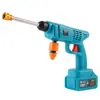 Pistola de Lavagem de Carros de Alta Pressão Sem Fio 12v21V para Carro e Casa Portátil Pistola de Lavagem de Carros Bateria de Lítio Recarregável Bomba de Água Lavadora de Carros