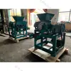 Máquina Prensadora de Bolas de Carvão em Forma de Ovo para Pó Mineral em Pequena Escala, Granulador de Rolo Duplo, Equipamento de Peletização e Briquetagem de Pó Mineral Metálico