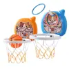 Aro de Basquete Infantil para Venda por Atacado Suspenso Interno Dobrável Suporte de Basquete Brinquedo Interativo Pai-Filho Instalação sem Furos