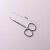 Tijeras de gasa de acero inoxidable transfronterizas, tijeras para retirar suturas médicas, tijeras quirúrgicas de disección experimental de cabeza redonda recta