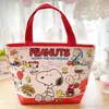 Bolsa de almoço PU japonesa bolsa térmica fofa desenho animado grande estudante trabalhador de escritório bolsa térmica para marmita bolsa de almoço peixe feio