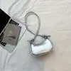 Popular bolsa de hombro de nicho para mujer 2026 nueva elegante versátil bandolera color liso moda bolso de hombro