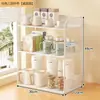 Estante de almacenamiento de escritorio, estantería multicapa para escritorio, portavasos, estación de trabajo de mesa, mesa de comedor, organizador de almacenamiento para tazas de agua y juegos de té