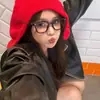 Montura de Gafas Estilo Coreano Atractivo Retro Marco Negro Gm para Mujeres Sin Maquillaje, Gafas Planas Anti Luz Azul con Graduación Opcional