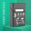 Paquete de 20 Estuches Magnéticos para Cigarrillos, Adecuado para Cajetillas Blandas y Duras, Resistente a la Presión y a la Humedad, Hecho de Aleación de Aluminio, Caja de Cigarrillos Portátil con Grabado