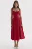 2023 Amazon comércio exterior verão elegante moda alta qualidade alça estilo suave vestido saia estilo feminino