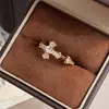 Anillo Cruzado de Diamantes Estilo Vintage Transfronterizo Temperamento Retro Hip-Hop Lujo Ligero Versátil Abierto Vintage