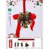 Campanas Decorativas Navideñas, Adornos para Árbol de Navidad, Coronas de Piñas, Lazos, Accesorios de Campana, Colgantes para Coche, Colgantes para Puerta