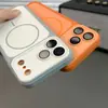 Adecuado para funda magnética para teléfono Apple 18Promax con sensación de piel, iPhone17 Diseño de alta gama en color contrastante, Se transforma en una funda protectora en 16 segundos