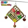 Brinquedo de Roer para Papagaio, Chinchila, Porquinho-da-Índia, Tapete de Grama, Placa de Roer, Rede