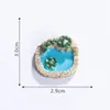 Torre de piscina simulada criativa, acessórios decorativos DIY para paisagismo de jardim, terrário de musgo, ornamentos em miniatura em miniatura