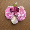 Cabeça de Flor de Orquídea Phalaenopsis Artificial, Textura de Película Impressa em 3D, Buquê Exquisito para Decoração de Casamento e Lembrança