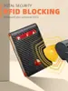 Amazon Explosiones en stock Patrón de Fibra de Carbono Europeo y Americano Clip Dorado Minimalista Portatarjetas Múltiples Tarjetas Plegable 2 pliegues Súper