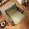 Sillón individual de lujo ligero estilo italiano, diseño vintage wabi-sabi, sofá de ocio de diseñador para el hogar, casa de huéspedes, hotel y uso en reuniones
