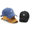 Gorra Bordada con Letra M para Hombre, Versátil, Visera Curva, Algodón, Copa Suave, Sombrero para el Sol, Gorra de Béisbol para Mujer, Sencilla, a la Moda