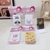 Nuevo espejo plegable de dibujos animados, espejo de escritorio para maquillaje para dormitorios de estudiantes, espejo pequeño portátil para que las niñas lo lleven en mochilas