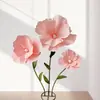 Flores de Camino de Boda Acabadas Amapola Grande de Simulación Decoración de Escenario Hechas a Mano Flores de Papel Accesorios para Decoración de Ventanas