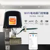 Graffiti Wifi Válvula Elétrica Telefone Celular Interruptor Sem Fio Controle Remoto Manipulador de Válvula de Água e Gás Válvula de Controle Remoto