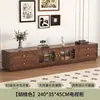 Mueble de TV Estilo Vintage Francés para Sala de Estar en Casa Simple Nuevo Muebles de Lujo Ligero Combinación de Mesa de Centro de Piso y Mueble de TV