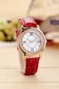 Comercio exterior AliExpress pedrería luminosa cuero deslizante taladro reloj reloj de cuarzo damas mano deslizante taladro reloj 773