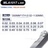 Calibrador de espesores 0.01-5mm calibrador de tapones regla de tapones medidor de espesores medidor de holgura herramienta de ajuste de válvulas MLA10