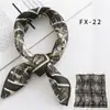 Bufanda de Seda Simulada Facetada para Primavera y Verano Bufanda Cuadrada Pequeña Bufanda Profesional de Azafata para Mujer Estilo Coreano Bufanda Decorativa Versátil para la Cabeza