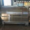 Cubo de basura con brazo de gancho cuadrado de acero inoxidable, tres cubos cuadrados verticales para carro extraíbles, precio de camión de basura con brazo de gancho a juego