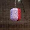 Adorno Colgante Hueco Linterna de Papel Linterna de Festival de Medio Otoño Decoración Estilo Antiguo Accesorios para Fotos Linterna Portátil DIY para Niños