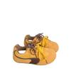 Zapatos Estilo Forrest Gump de Zhao Lusi para Mujer, Nuevos Versátiles Casuales de Nicho Puff 2025, Zapatos Amarillos Feos-Lindos