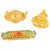 Acessórios DIY de Ouro Vietnamita de longa data Buda Maitreya fofoca este ano Pulseira de Buda Mão de Lótus com contas